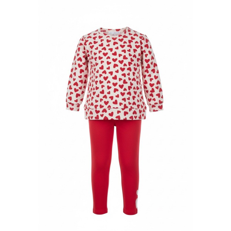 Agatha Ruiz de la Prada CONJ SUDAERA HEARTS+LEGGING (8730W26 RED) Agatha Ruiz de la Prada CONJ SUDAERA HEARTS+LEGGING (8730W26 RED)