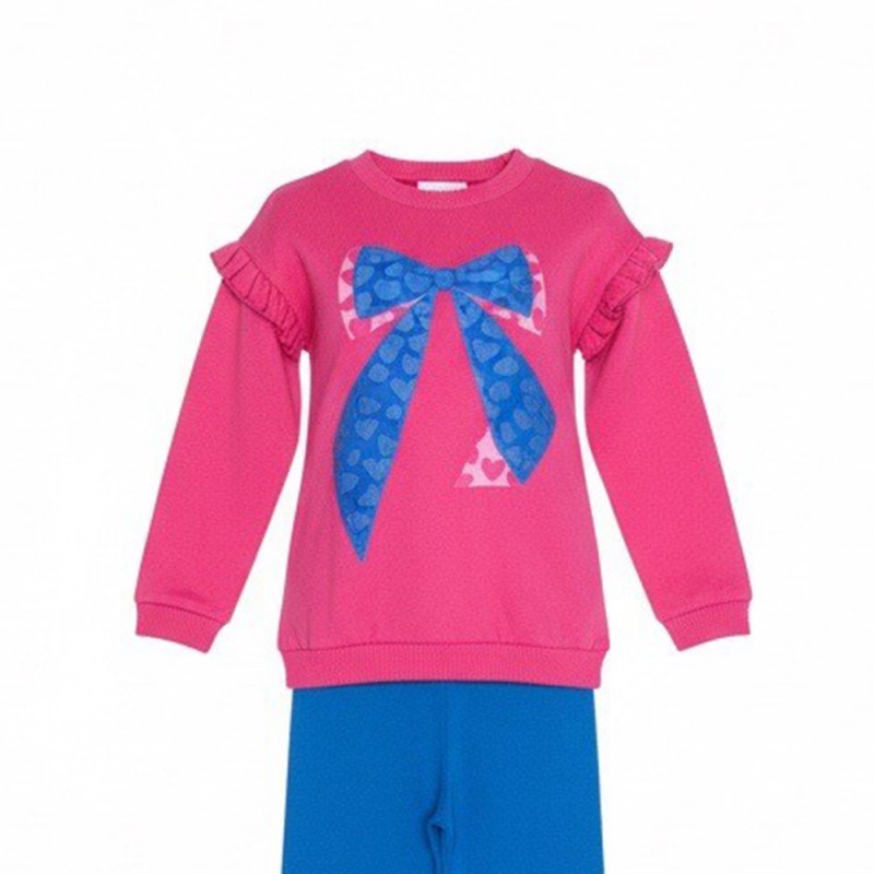 Agatha Ruiz de la Prada CONJ SUDADERA CON LEGGING LOVES (8734W26 FUCSIA)