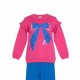 Agatha Ruiz de la Prada CONJ SUDADERA CON LEGGING LOVES (8734W26 FUCSIA)