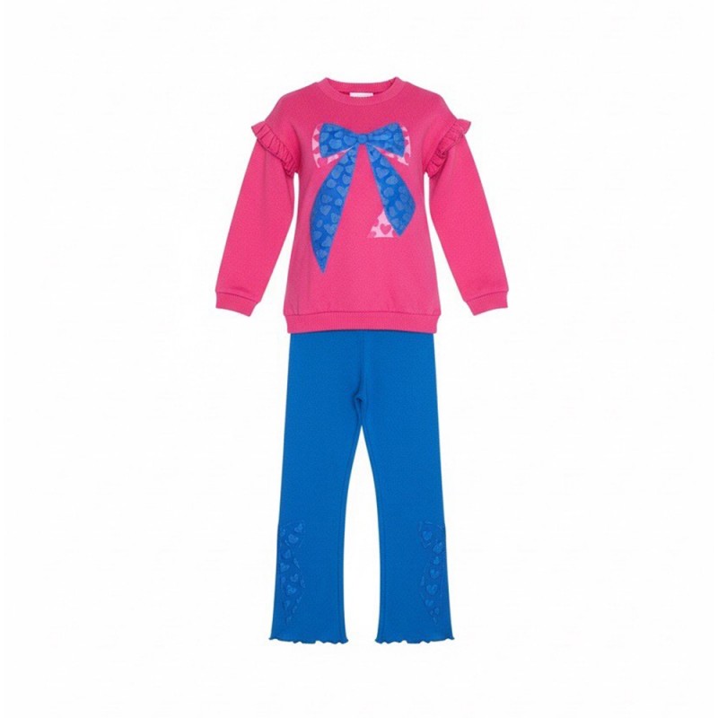 Agatha Ruiz de la Prada CONJ SUDADERA CON LEGGING LOVES (8734W26 FUCSIA)