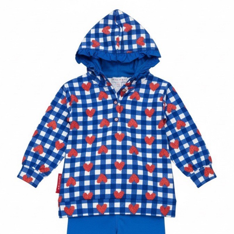 Agatha Ruiz de la Prada CONJ SUDADERA+LEGGING BLUE CORAZONES (8735W26 AZUL) Agatha Ruiz de la Prada CONJ SUDADERA+LEGGING BLUE CORAZONES (8735W26 AZUL)