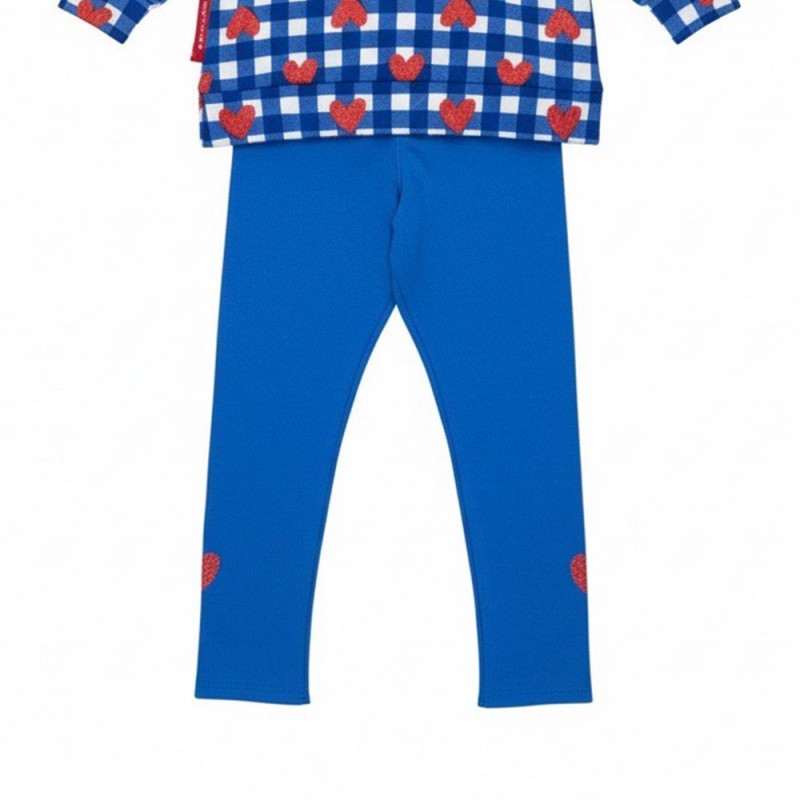 Agatha Ruiz de la Prada CONJ SUDADERA+LEGGING BLUE CORAZONES (8735W26 AZUL) Agatha Ruiz de la Prada CONJ SUDADERA+LEGGING BLUE CORAZONES (8735W26 AZUL)