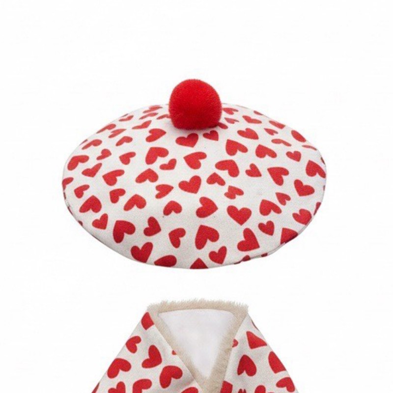 Agatha Ruiz de la Prada BOINA+BUFANDA HEARTS (8921W26 RED) Agatha Ruiz de la Prada BOINA+BUFANDA HEARTS (8921W26 RED)