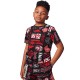 Nike JDB MJ ESS AOP SS TEE (95D621-023)