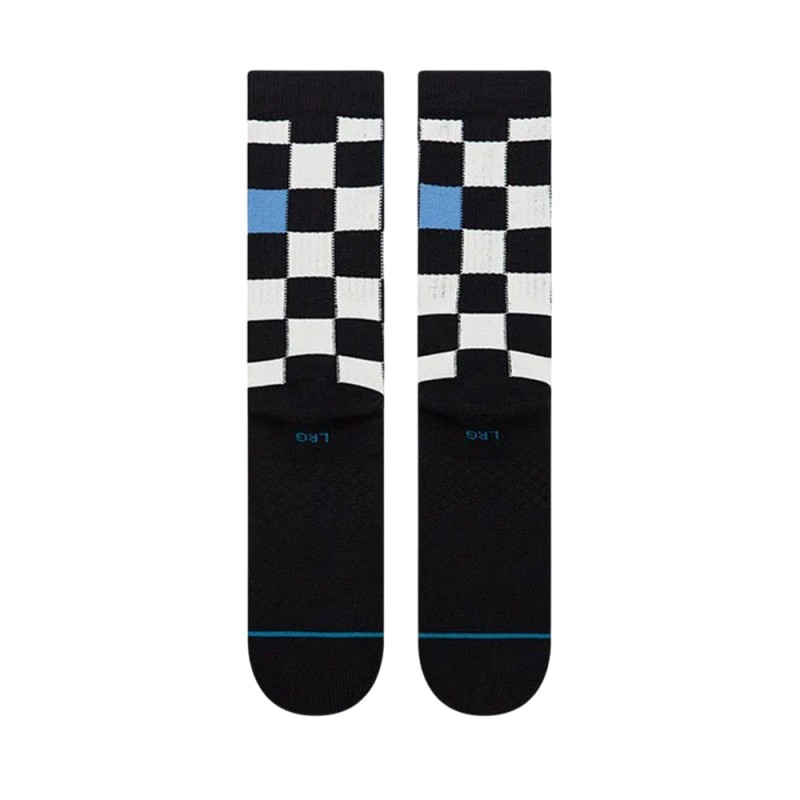 STANCE CHEF CHECK CREW (A556A26CHF BLK)
