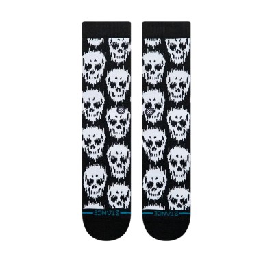STANCE STATIC SKULL CREW (A556C26STA BLK)