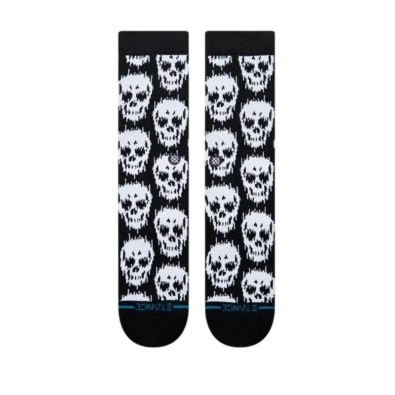 STANCE STATIC SKULL CREW (A556C26STA BLK) STANCE STATIC SKULL CREW (A556C26STA BLK)
