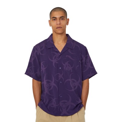 HUF SECTOR JACQUARD SS SHIRT (BU00263 DKBER)