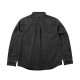 HUF CARSON OVERDYED DENIM LS SHIRT (BU00287 BLACK)