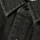 HUF CARSON OVERDYED DENIM LS SHIRT (BU00287 BLACK)