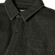 HUF CARSON OVERDYED DENIM LS SHIRT (BU00287 BLACK)