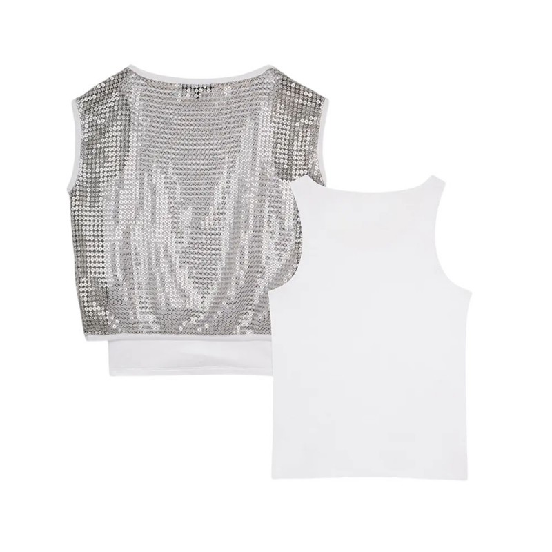 Donna Karan T-SHIRT+FANCY BLOUSE (D62618 016)
