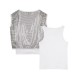 Donna Karan T-SHIRT+FANCY BLOUSE (D62618 016)