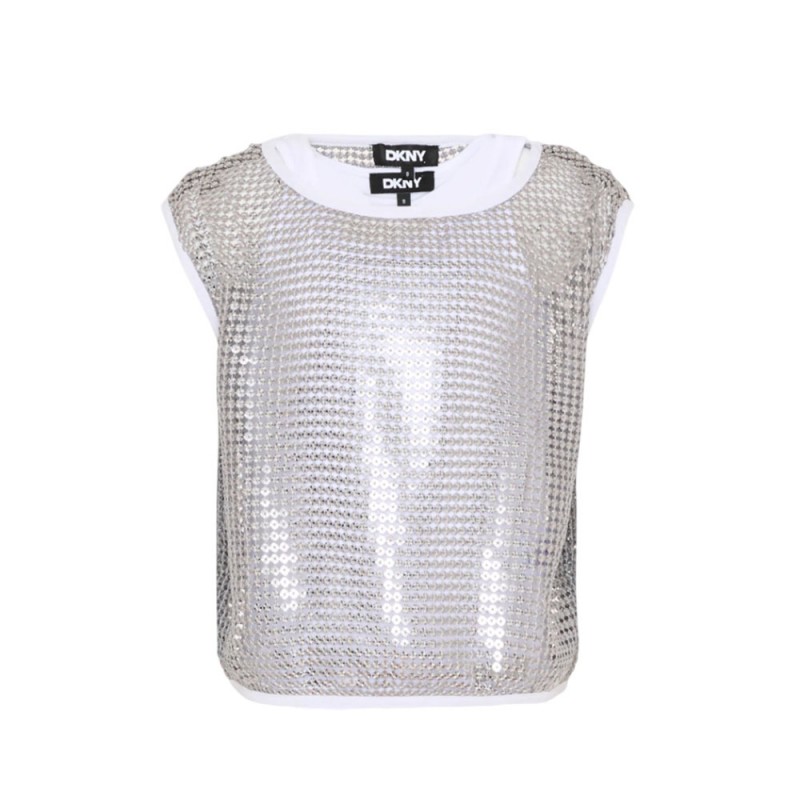 Donna Karan T-SHIRT+FANCY BLOUSE (D62618 016)