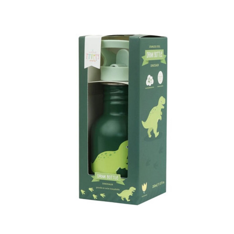 A Little Lovely Company Μπουκάλι από Ανοξείδωτο Ατσάλι 350ml - Dinosaur (DBSMDI112)