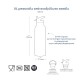 A Little Lovely Company XL Μπουκάλι με διπλό τοίχωμα από ανοξείδωτο ατσάλι 500ml (DBSXCH92)