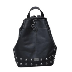 Elena Athanasiou Black n' Metal Backpack (EA-001 Black-Nikel)