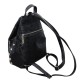 Elena Athanasiou Black n' Metal Backpack Croco Pattern (EA-010 Black-Gold)