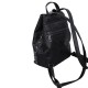 Elena Athanasiou Black n' Metal Backpack Croco Pattern (EA-010 Black-Nikel)