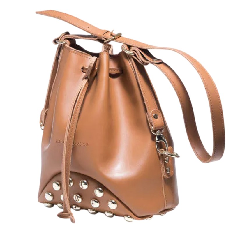 Elena Athanasiou Goldie Fresh Pouch Bag Fresh (EA-018 Koniak-Gold)