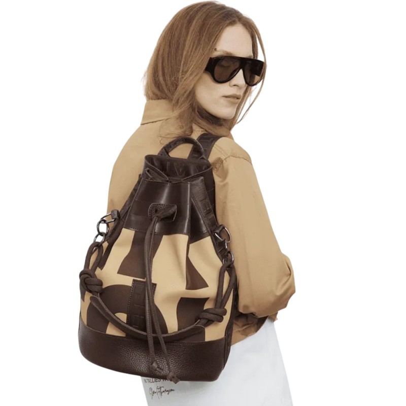 Elena Athanasiou Holiday Combo EA Logo Backback (EA-169 Vanilla)
