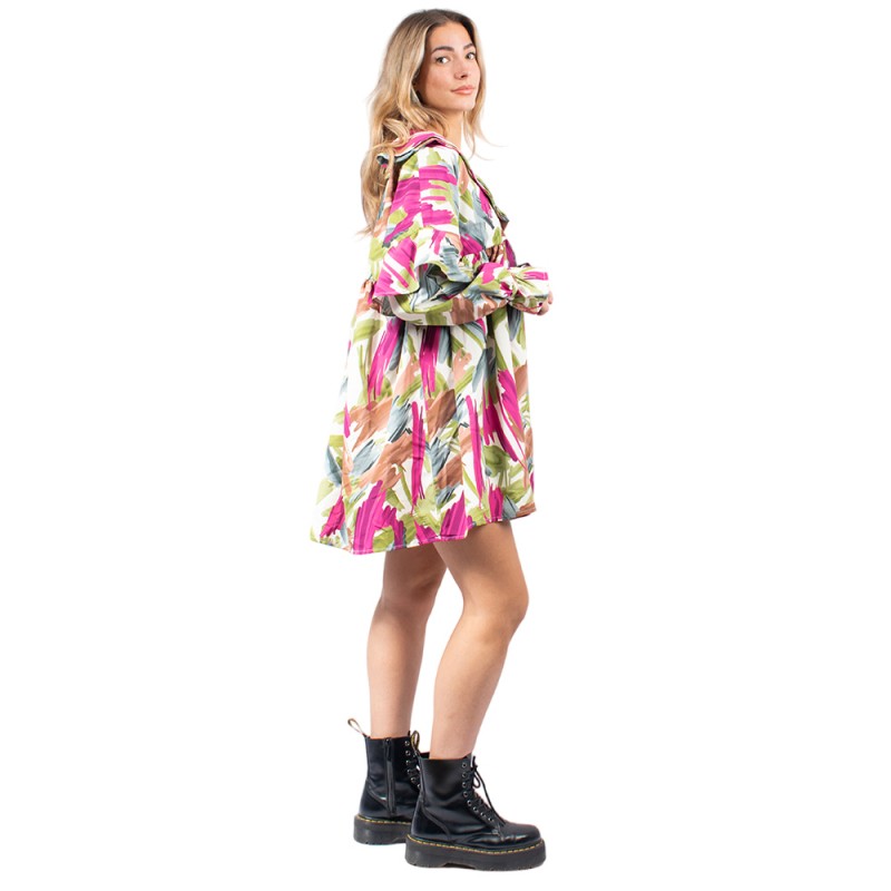 EAFTE Carol Dress (EAFW240086 MULTI)