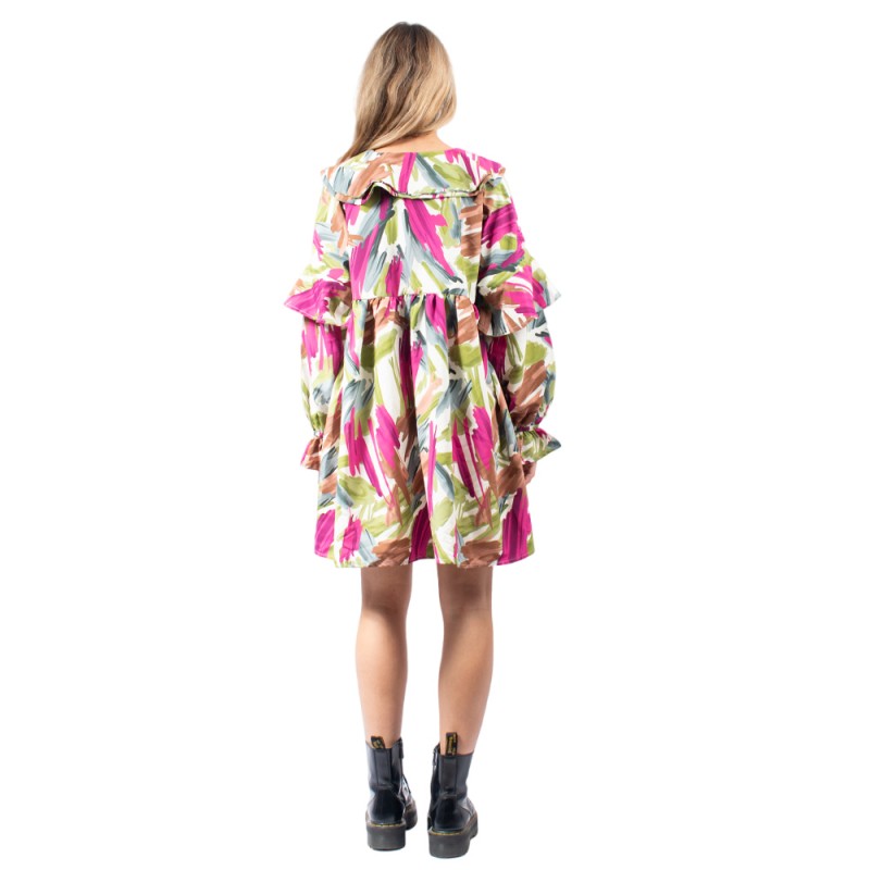 EAFTE Carol Dress (EAFW240086 MULTI)