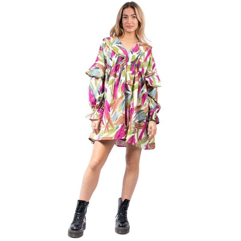 EAFTE Carol Dress (EAFW240086 MULTI)