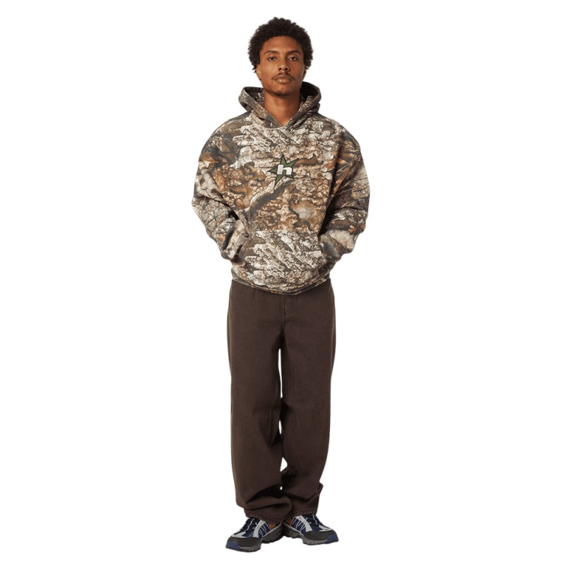 HUF X REALTREE HEAVYWEIGHT HOODIE (FL00246 RLTRE)