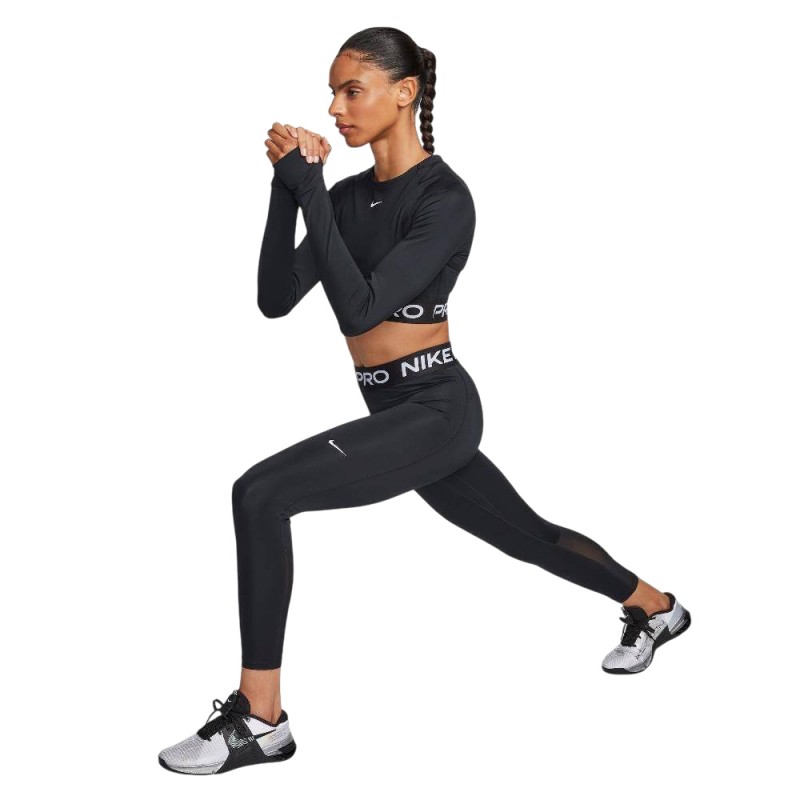 Nike Women's Dri-FIT Cropped Long-Sleeve Top (FV5484-010)