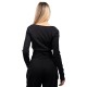 4Tailors Julia Cut-out Top (FW23-041 BLACK)