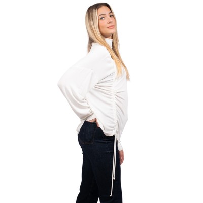 4Tailors Charlene Asymmetrical Top (FW23-111 WHITE) 4Tailors Charlene Asymmetrical Top (FW23-111 WHITE)