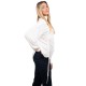 4Tailors Charlene Asymmetrical Top (FW23-111 WHITE)