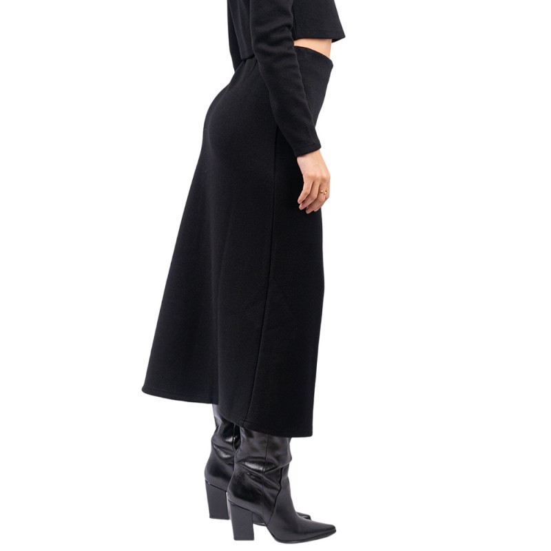4Tailors Cheeky Long Skirt (FW24-025 BLACK)