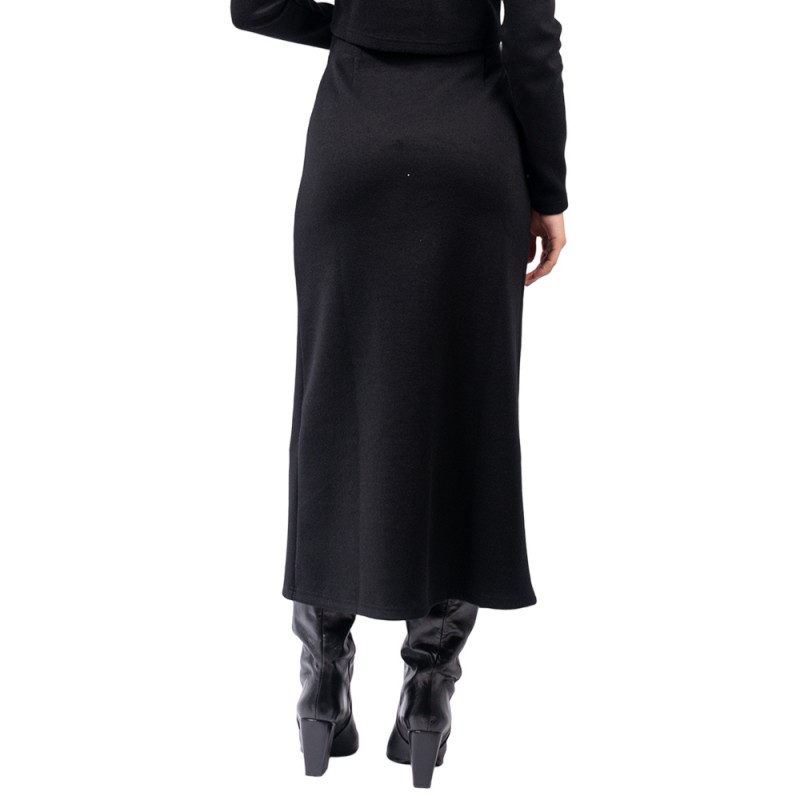 4Tailors Cheeky Long Skirt (FW24-025 BLACK)