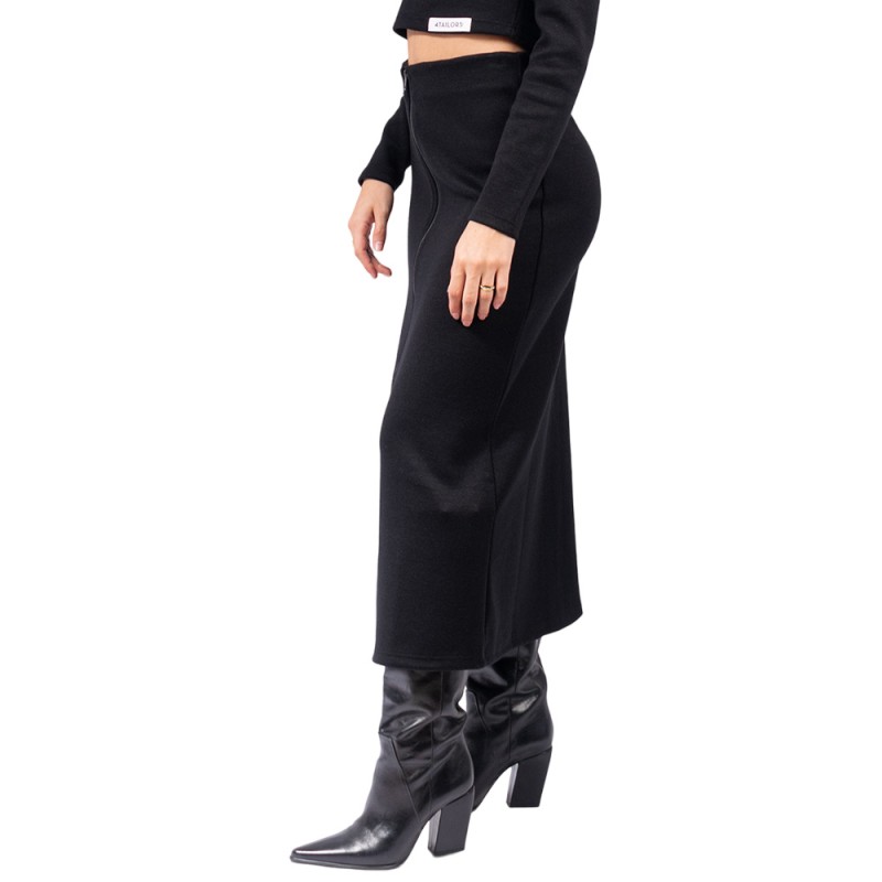 4Tailors Cheeky Long Skirt (FW24-025 BLACK)