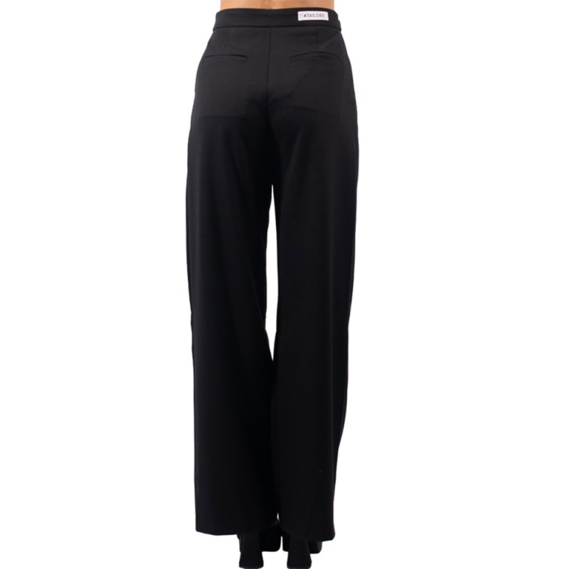 4Tailors Blake Flare Pants (FW24-142 BLACK)