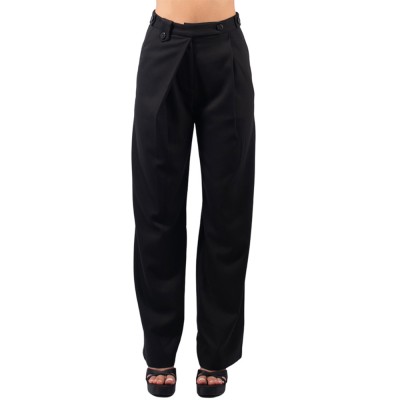 4Tailors Blake Flare Pants (FW24-142 BLACK)