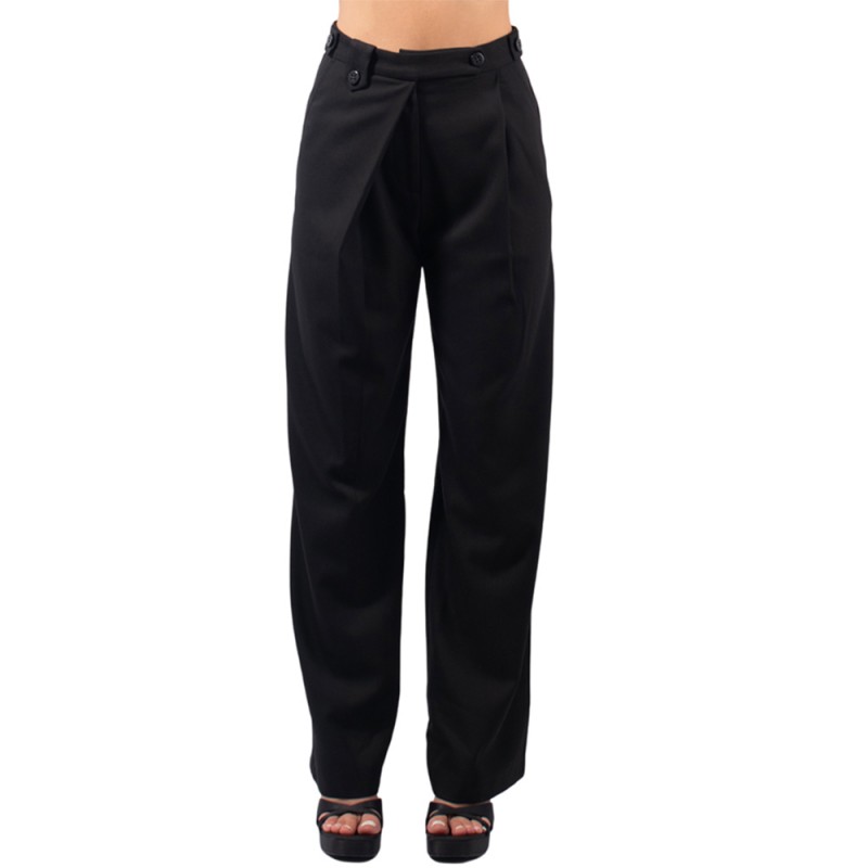 4Tailors Blake Flare Pants (FW24-142 BLACK)
