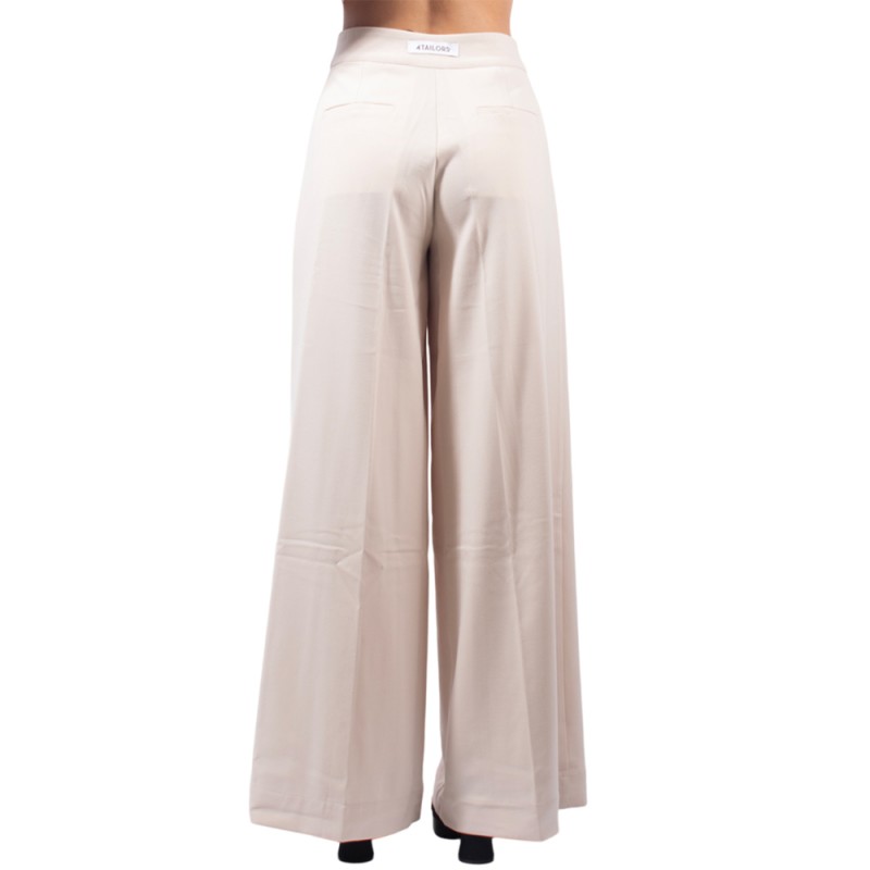 4Tailors Colyn Pleated Wide Pants (FW24-143 ECRU)