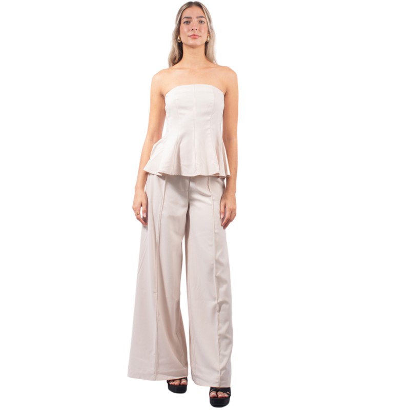 4Tailors Colyn Pleated Wide Pants (FW24-143 ECRU)