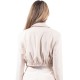 4Tailors Katie Cropped Blazer (FW24-147 ECRU)