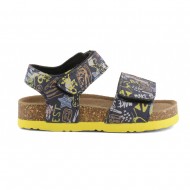 Colors of California BABY SANDAL VELCRO STRAPS (HC.2402 MUL)