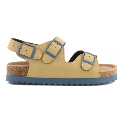 Colors of California BASIC BOY SANDAL THREE BUCKLES (HC.2412 MUL)
