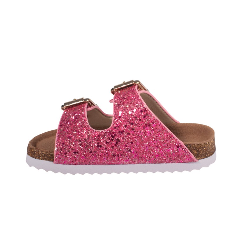 Colors of California GLITTER SANDAL TWO BUCKLES (HC.2415N SUNC)