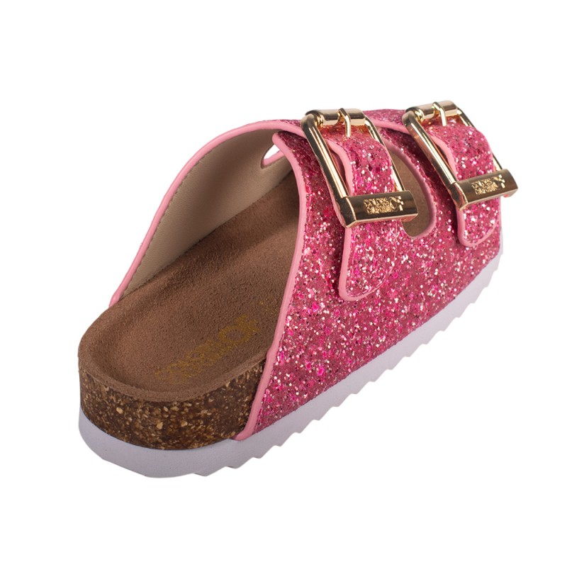 Colors of California GLITTER SANDAL TWO BUCKLES (HC.2415N SUNC)