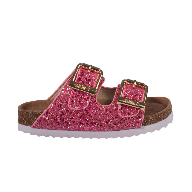Colors of California GLITTER SANDAL TWO BUCKLES (HC.2415N SUNC)