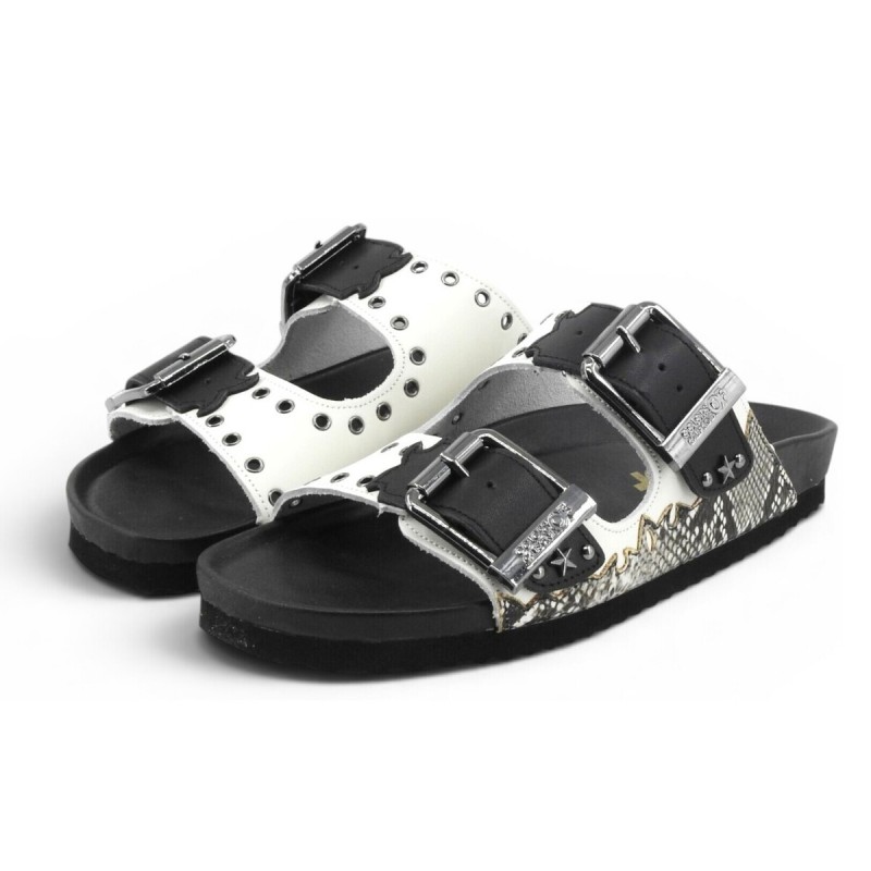 Colors of California TEXAN TWO-STRAP SANDAL (HC.BIO604 BLA)