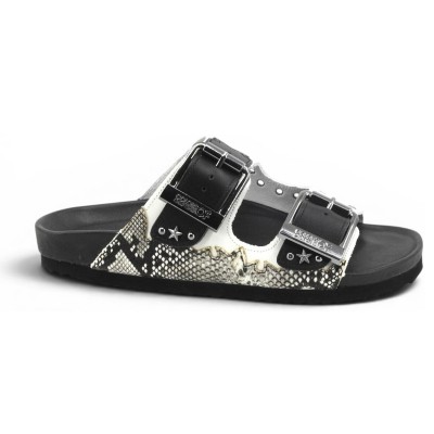 Colors of California TEXAN TWO-STRAP SANDAL (HC.BIO604 BLA)