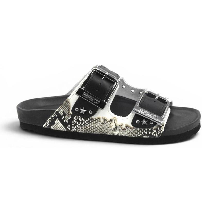 Colors of California TEXAN TWO-STRAP SANDAL (HC.BIO604 BLA)